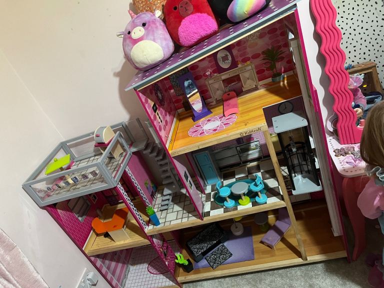 Kidi Craft Uptown Wooden Dolls House 