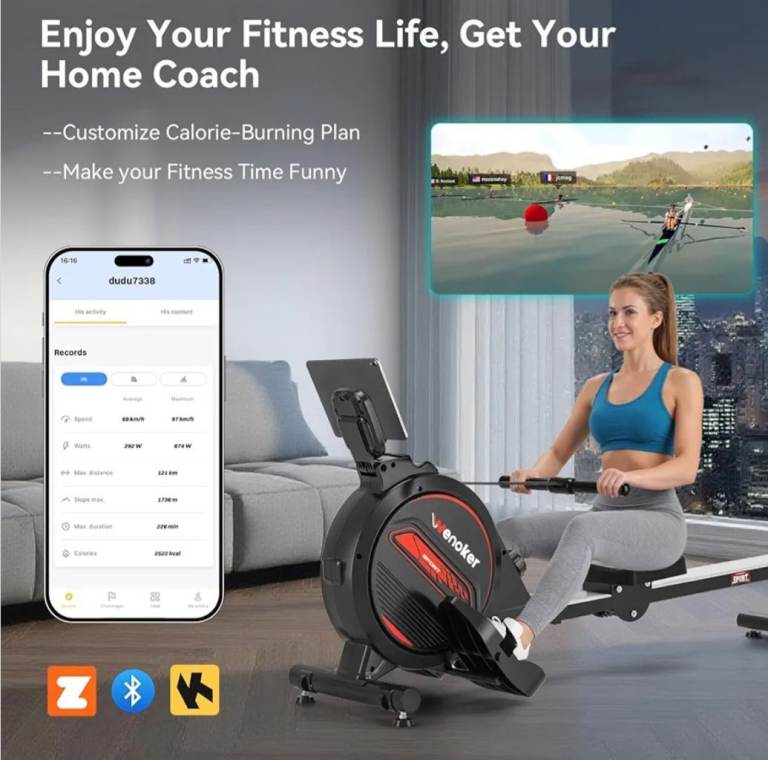 Rowing Machine for Home Gym, Wenoker - New and Boxed