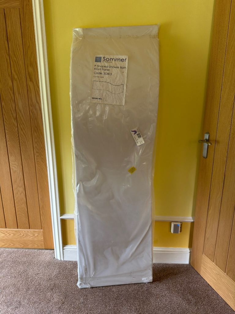  NEW Sommer by Barwick P-Shaped Shower Bath Front Panel (Code: SOB13)