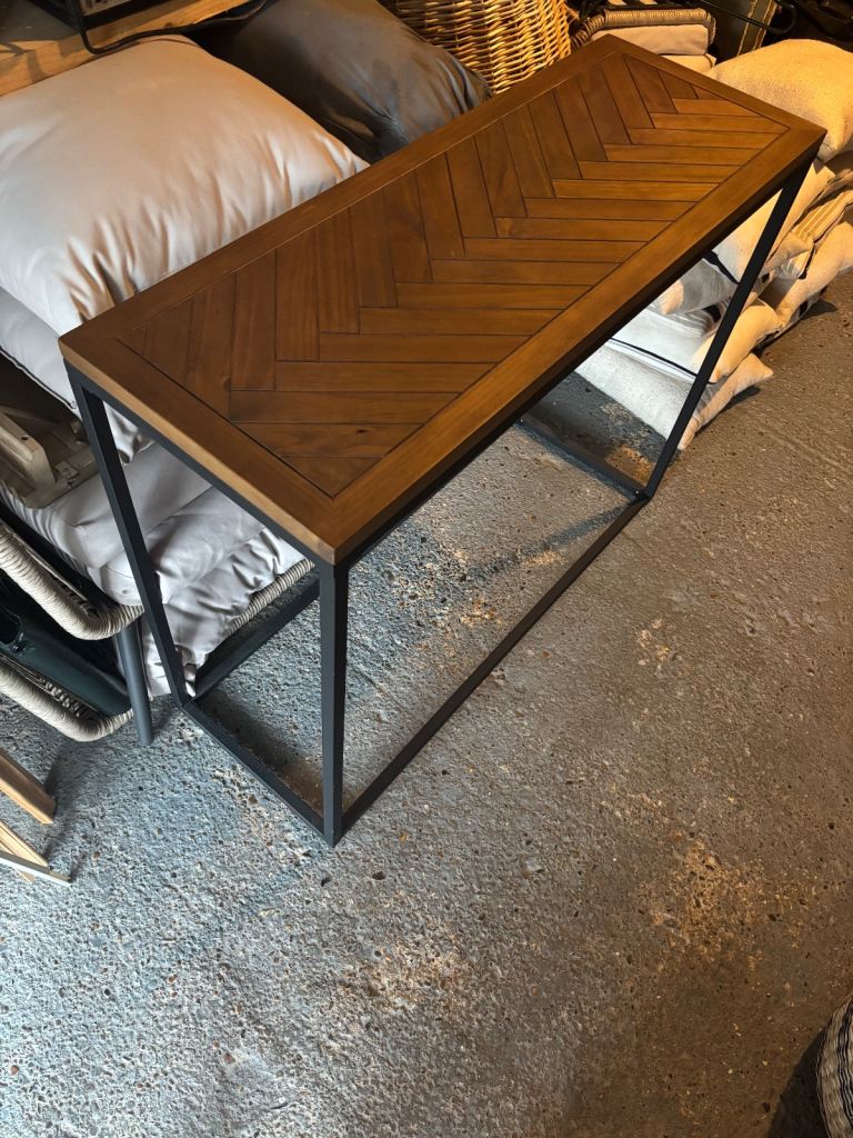 Console table - herringbone