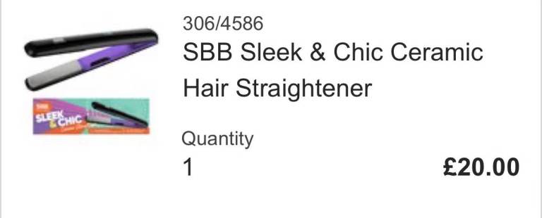 image for Ceramic Hair Straightener