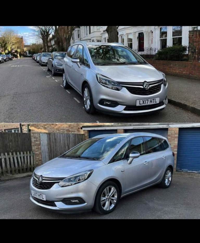 Silver Hatchback Vauxhall Zafira Tourer – Good Condition