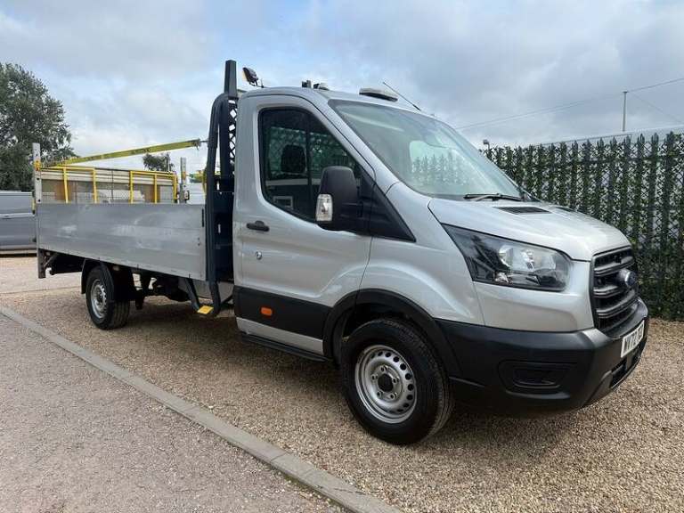 2022 Ford Transit 350 2.0 EcoBlue Leader L4 XLWB DROPSIDE TAIL LIFT - SILVER Dropside Diesel Manual