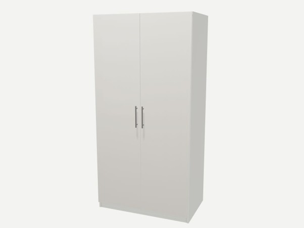 White IKEA wardrobe