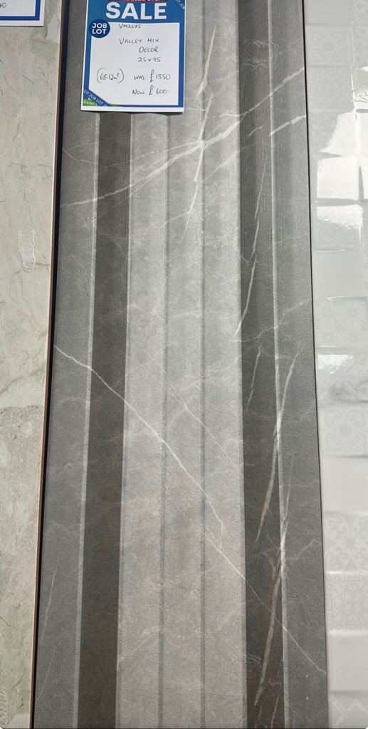 ✨Clearance✨ Vallymix Decor 25x90 68.12m2 Left ⭐️Job Lot Offer⭐️ Was£1350❌ Now£600✅