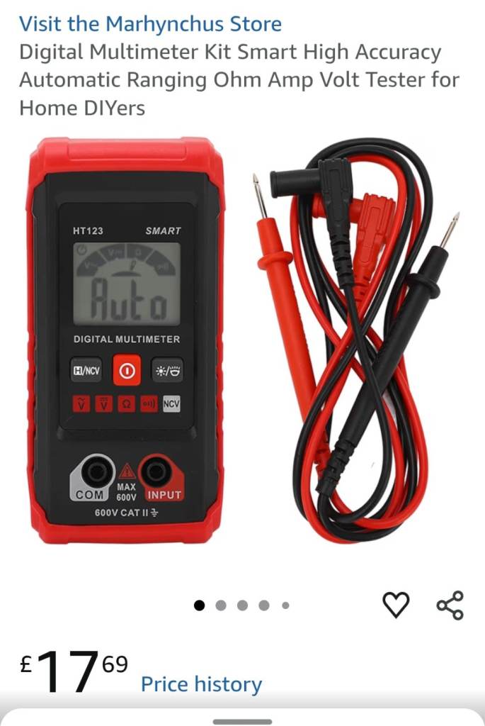 Electric digital multimeter 