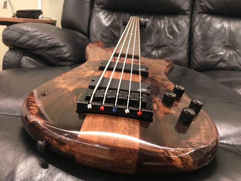Spector NS Ethos 5 Bass Guitar - Super Faded Black Gloss, as new condition 🤘