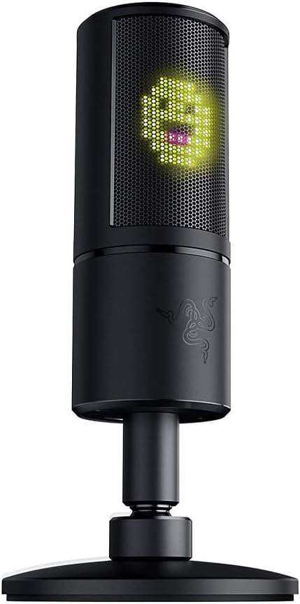 Microphone,- Dynamic Razer Seiren EMOTE Professional Grade Streaming Emoticon Display for GAMING PC
