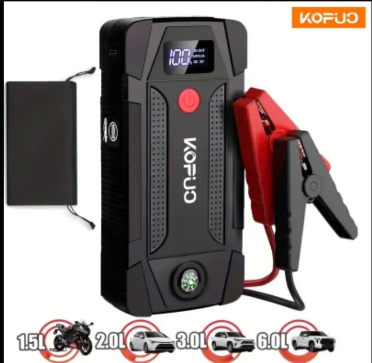 Powerful multi function 12V Jump Starter 