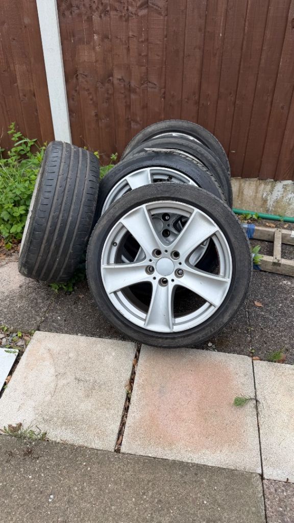 18” alloys and tyres 