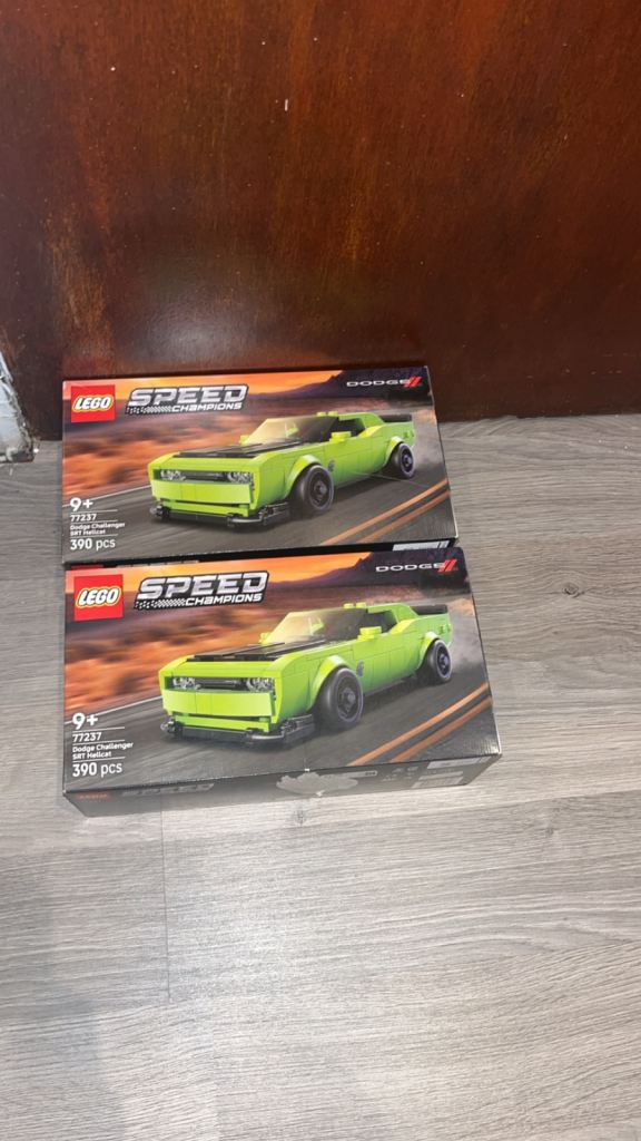 Two NEW LEGO Speed Champions Dodge Challenger SRT Demon Sets
