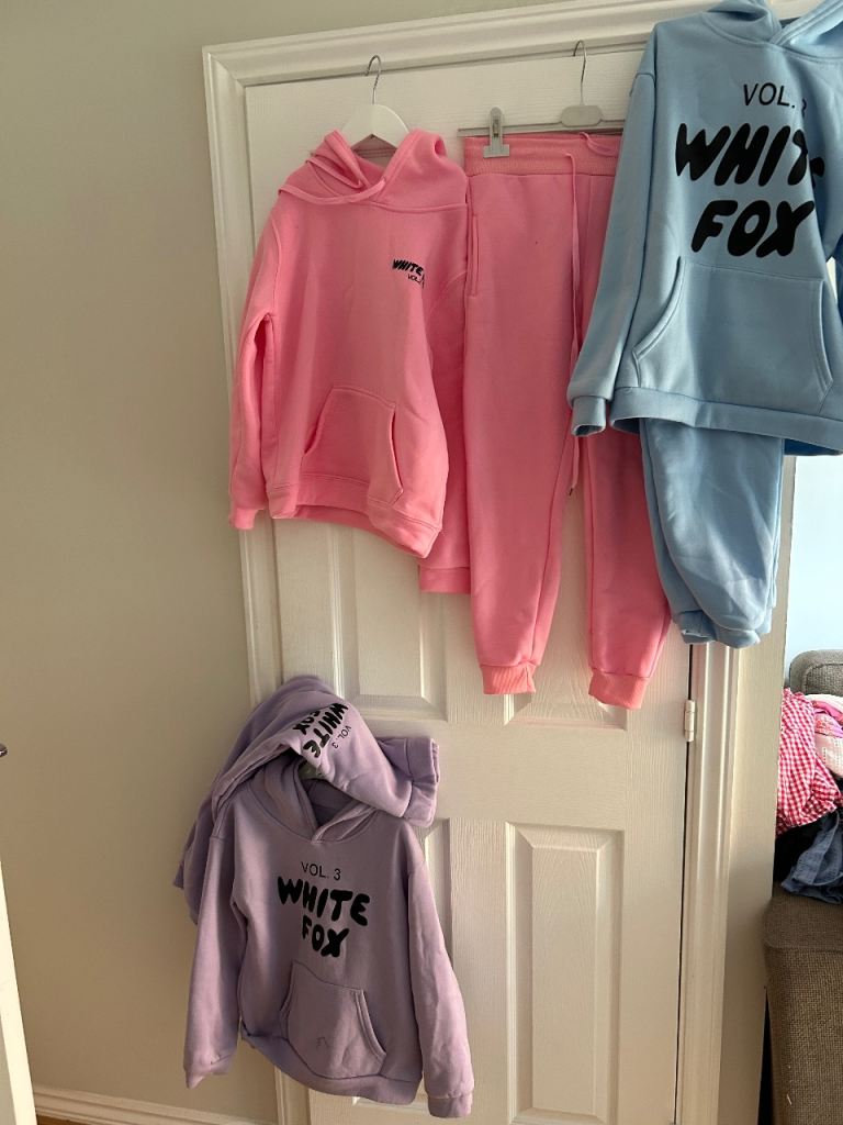 3 x Hoodies and Joggers Tracksuit Sets - As Good As New