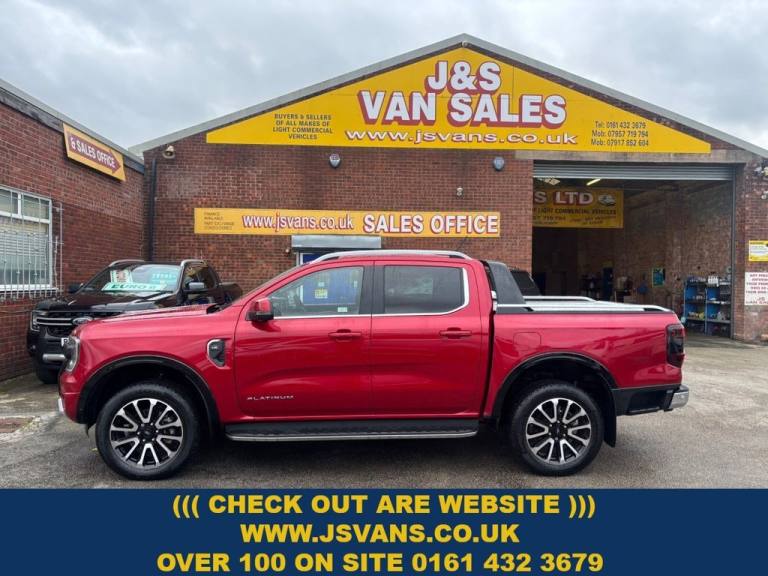 2023 23 FORD RANGER PLATINUM PICKUP DOUBLE CAB THIS VAN £35995 + VAT  DIES