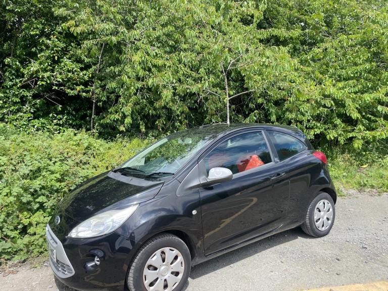 FORD KA 1.2 STYLE+ 09 REG BLACK 3 DOOR GENUINE 43956 MOT OCTOBER 29TH 2026 TAX £35 SERVICE HISTORY