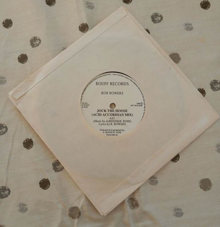 Jock The Hoose 7" Vinyl Record - Rob Bowers Bouff Records