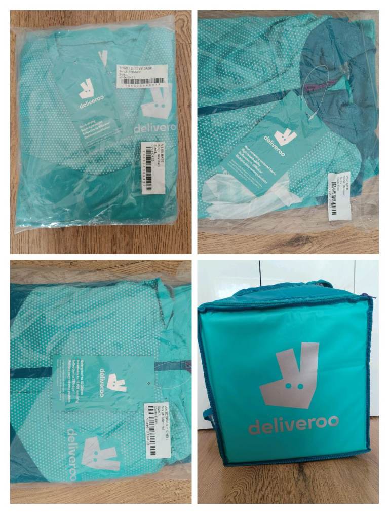 deliveroo bag & Jacket  No offer