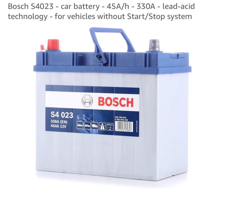 Bosch car battery 