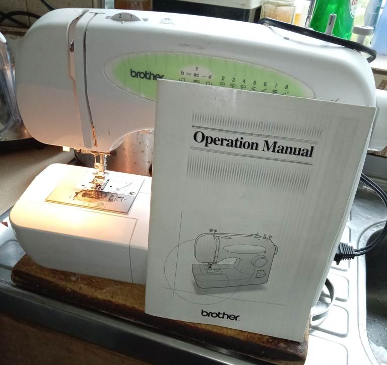 Brother Sewing Machine with Operation Manual – Good Condition
