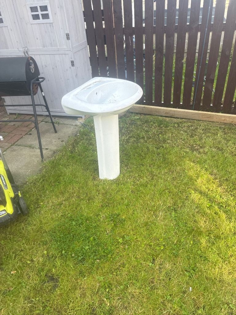 Sink and pedestal