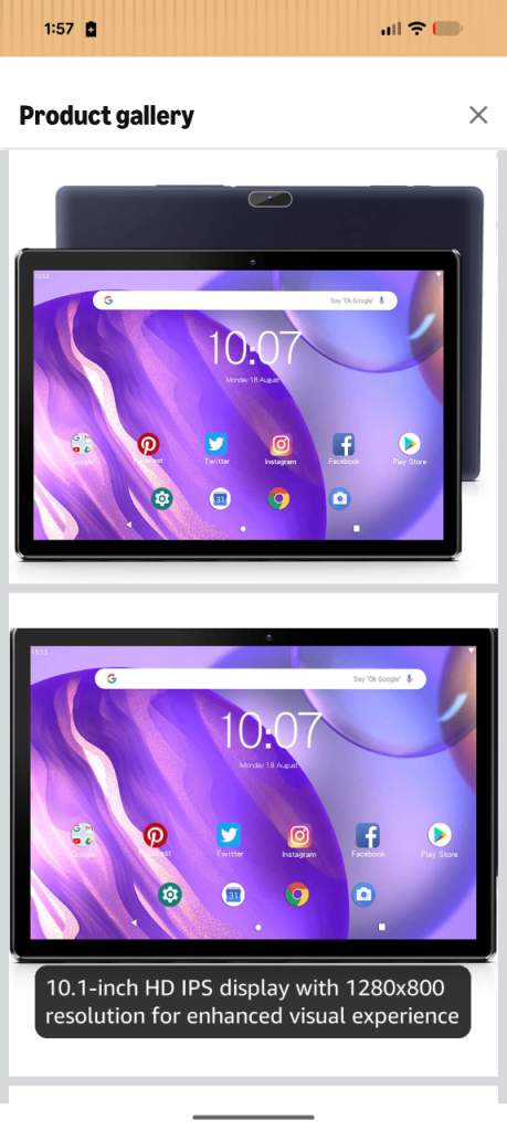 Brand new 10 inch tablet 