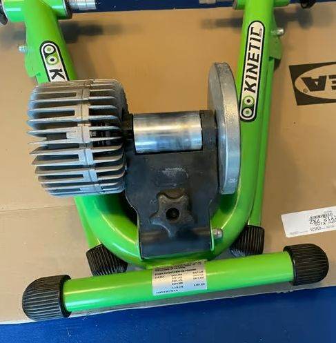 Kinetic bike  trainer with spare wheel