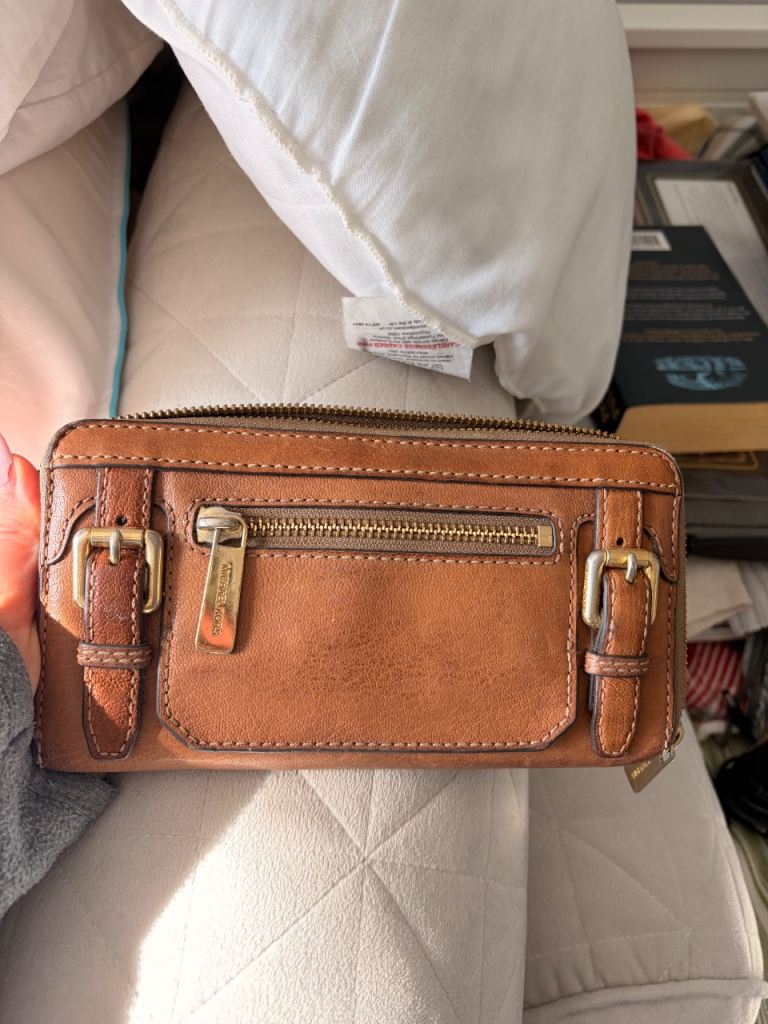 Michael Kors Brown Leather Purse