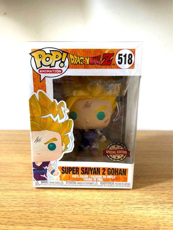 Japan Funko POP Animation 518 Dragon Ball Z Super Saiyan 2 Goham Special Edition