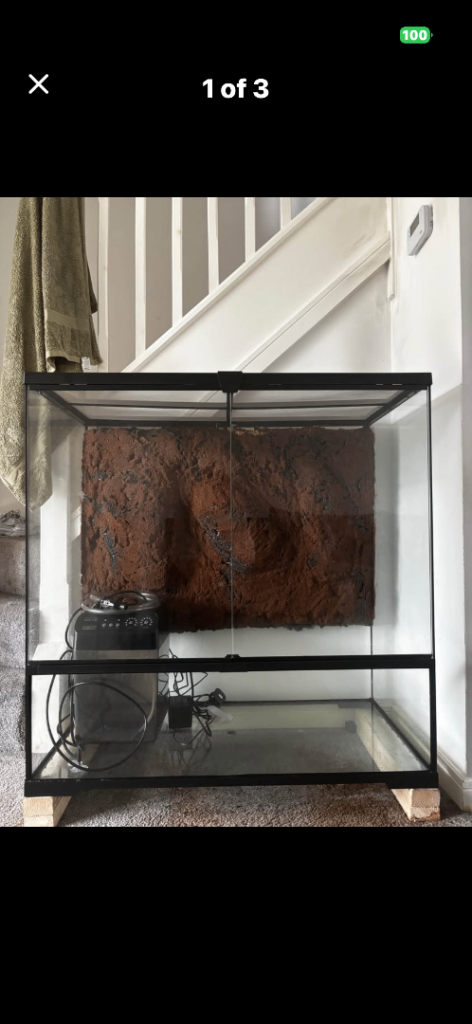 EXO TERRA PRO GLASS TERRARIUM LARGE X-TALL 90X45X90CM
