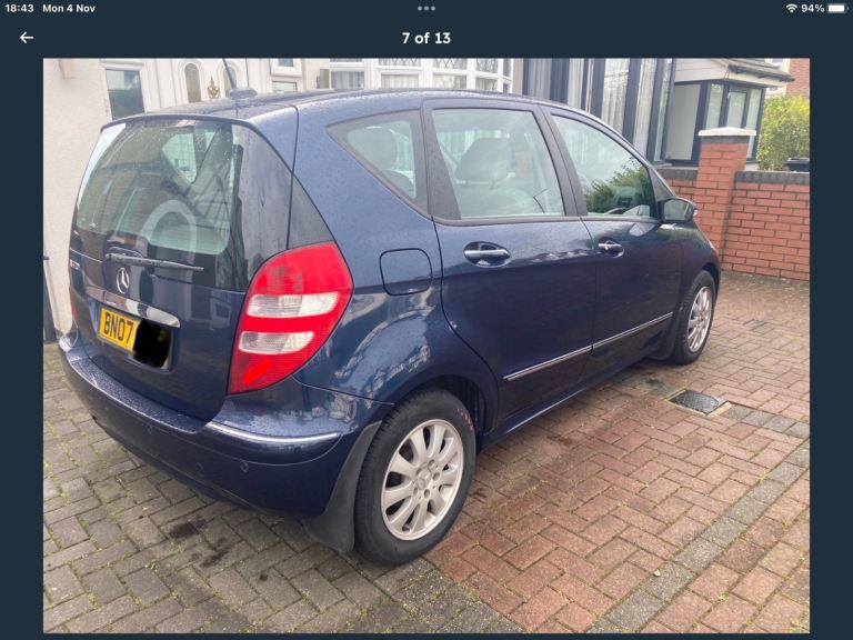 Mercedes-Benz, A CLASS, Hatchback, 2007, Auto, 1699 (cc), 5 doors