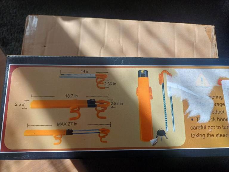 Car steering lock