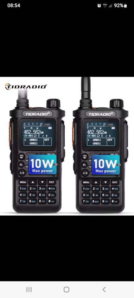 Professional 10watt Walkie Talkie, Amateur Radio, Ham Radio, Airports, Scanner, PMR, Security