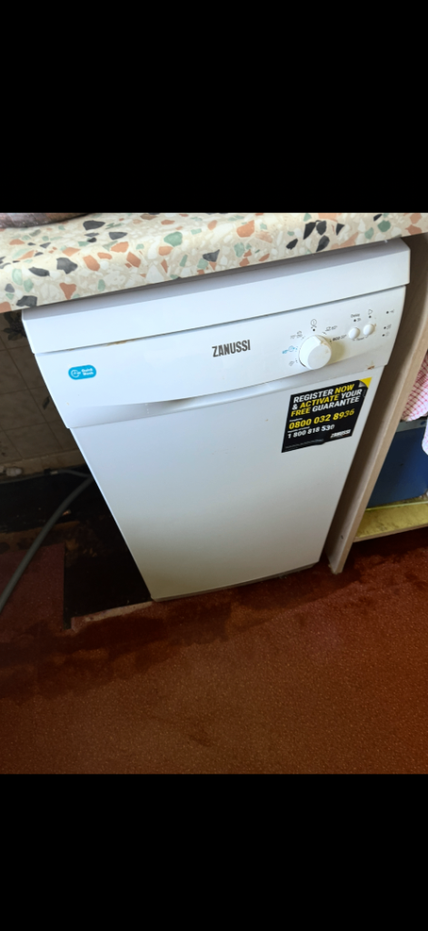 Zanussi slimline dishwasher