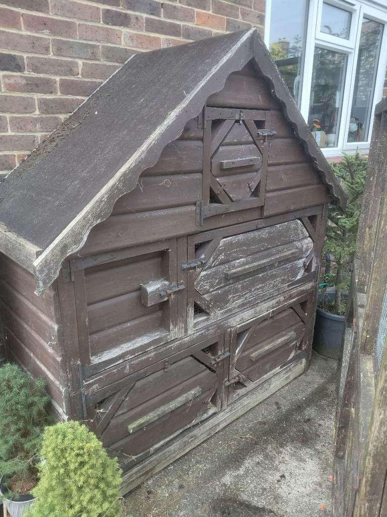 Three Level Rabbit Cage & run