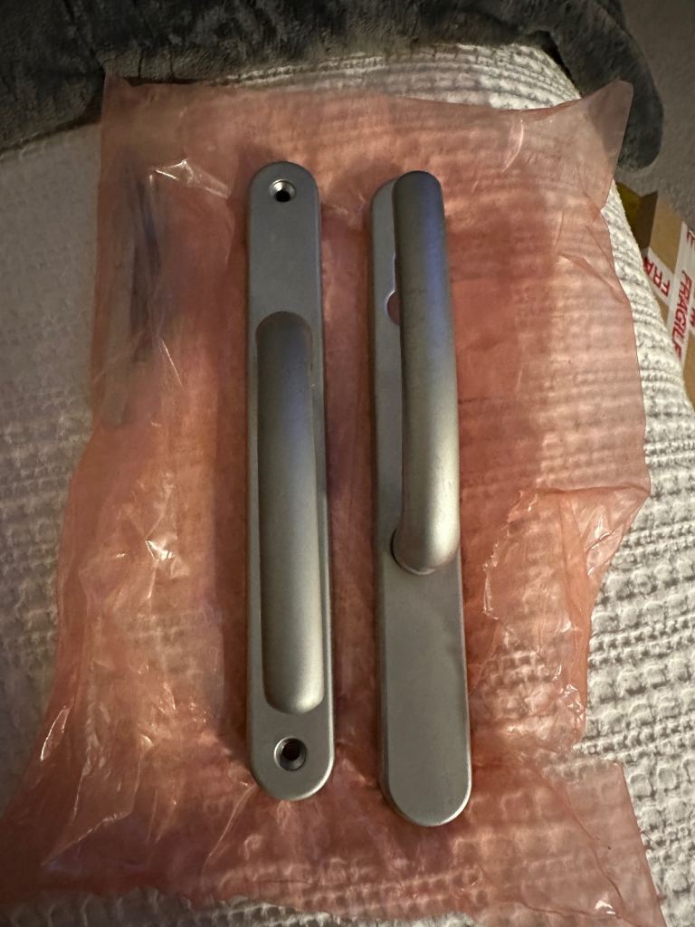 Satin Chrome PVC Door Handle