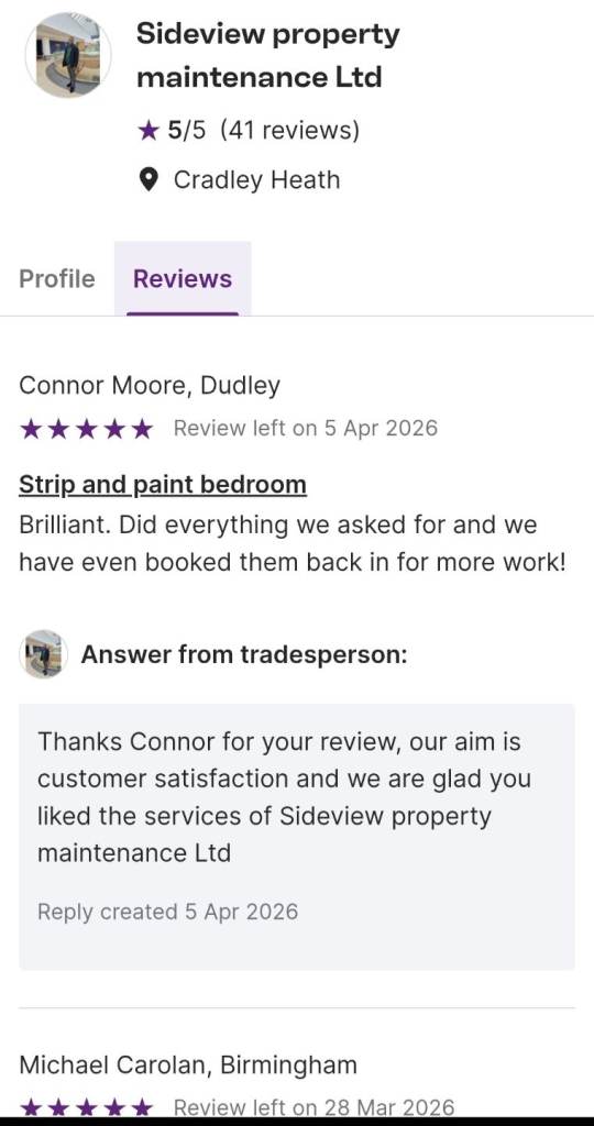 Professional Wallpapering, painter and decorator 