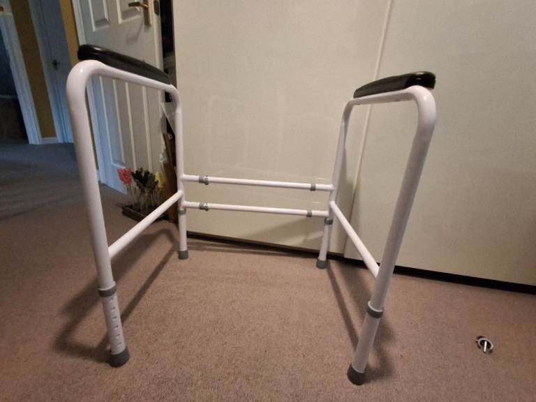 Adjustable Toilet Frame / Grab Rail – Good Condition