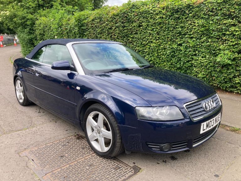 Audi A4 Cabriolet Convertible, 2003, 3.0 Auto, Petrol, 12 Month MOT