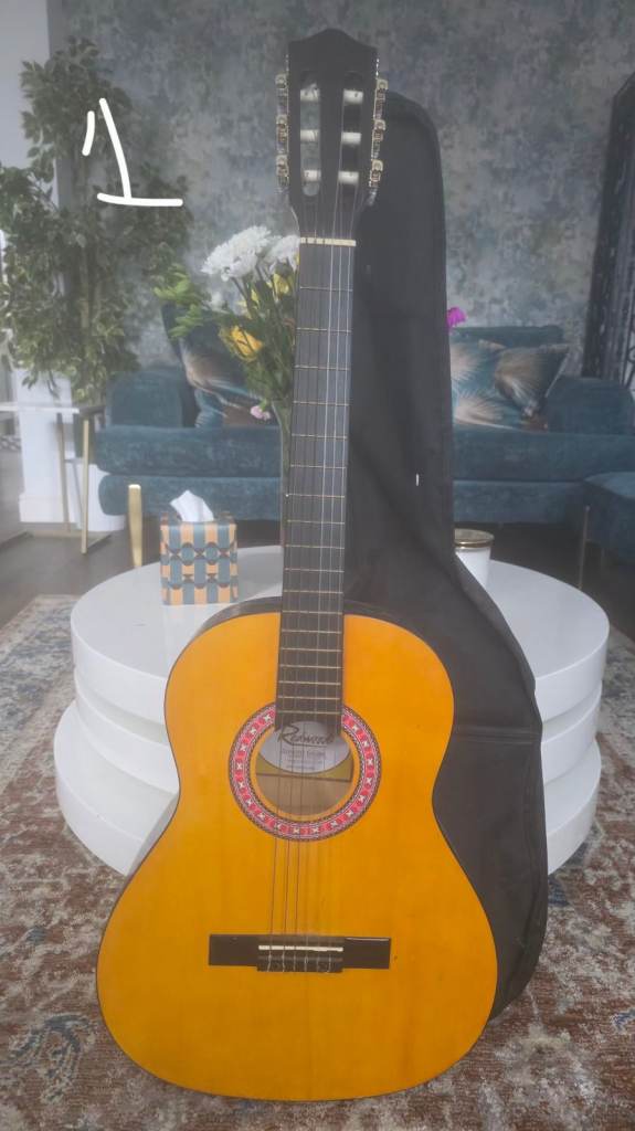 Classic Redwood Acoustic Guitar Good Condition