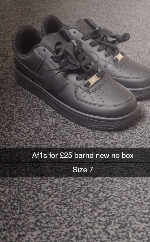 Nike Air Force 1 brand new size 7 no box