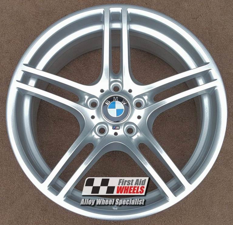 4X 19'' GENUINE BMW STYLE 313M SPARKLE SILVER 8J ALLOY WHEELS fit 1 2 ...