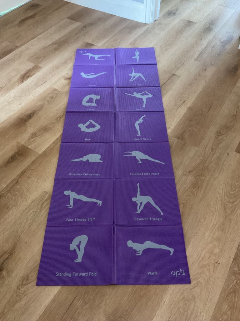 Yoga mat & brick