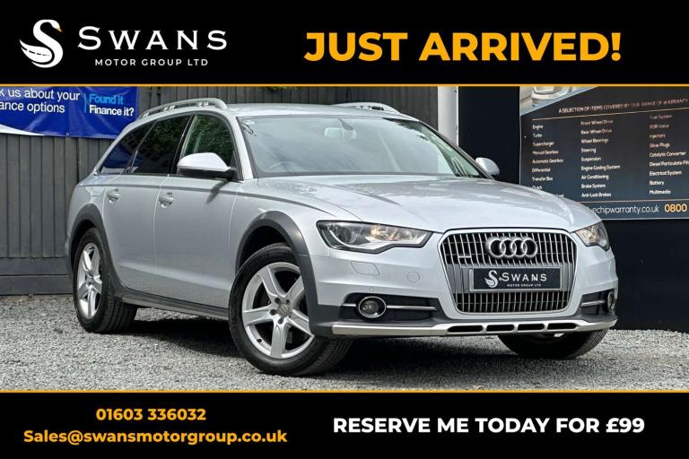 2014 Audi A6 Allroad 3.0 TDI V6 Estate 5dr Diesel S Tronic quattro Euro 5 (s/s) (245 ps) Estate D...