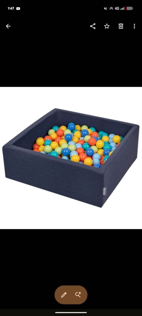 New Foam Play Set & Ball Pit – Blue, Soft Play for Kids