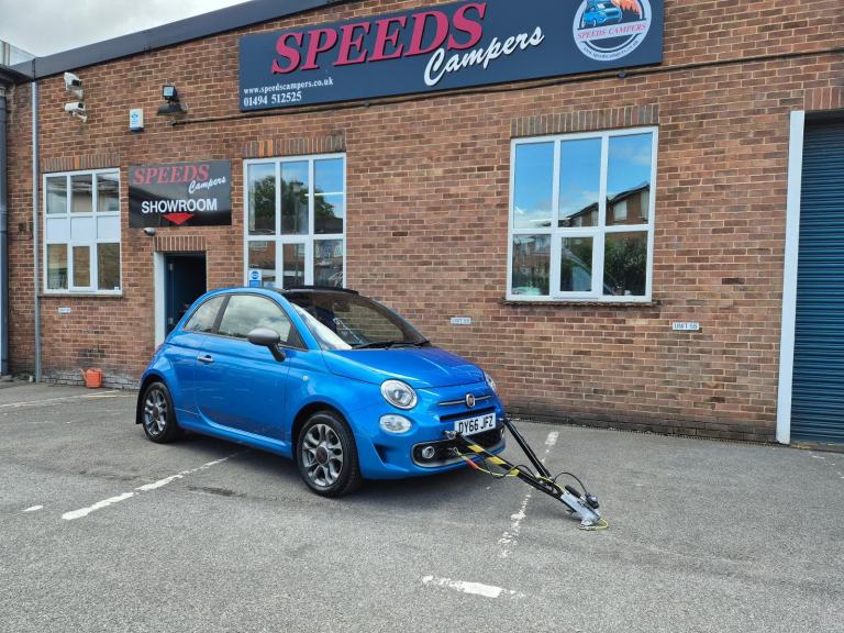 Fiat 500 1.2 S CONVERTIBLE, Motorhome Towcar (Electronic Braked) A Frame
