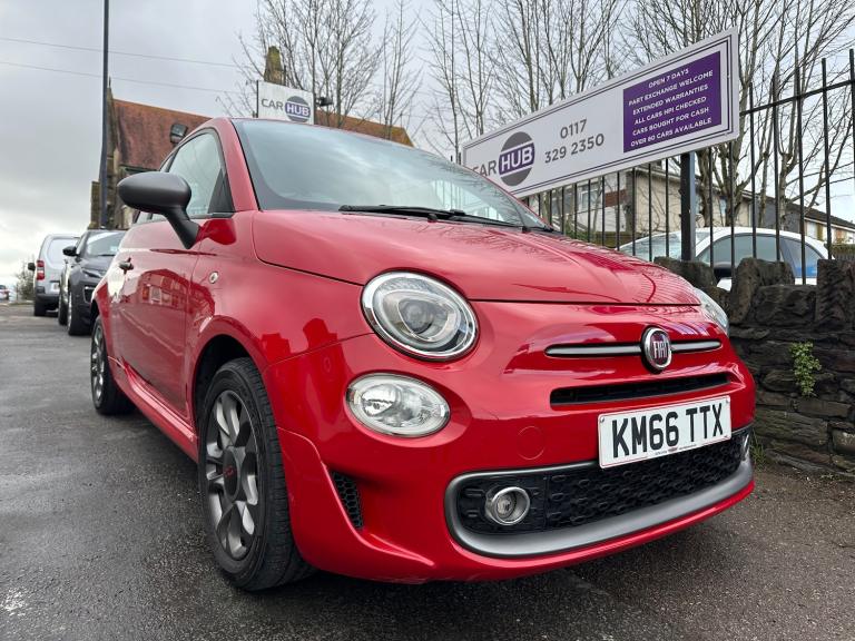 2016 Fiat 500 1.2 S Hatchback 3dr Petrol Manual Euro 6 (s/s) (69 bhp) Petrol