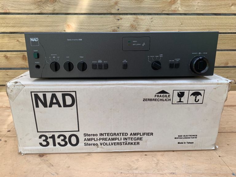 SOLD Vintage NAD 3130 Amplifier Integrated HiFi Stereo Separates Turntable Turner  Amp 1980s