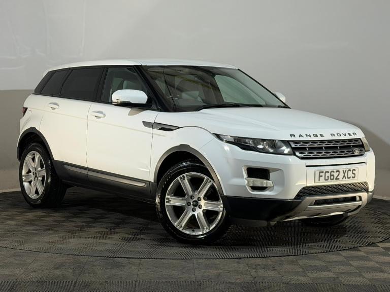 WHITE 2012 62 RANGE ROVER EVOQUE PURE TD4 2.2 DIESEL SUV SERVICE HISTORY 150 BHP