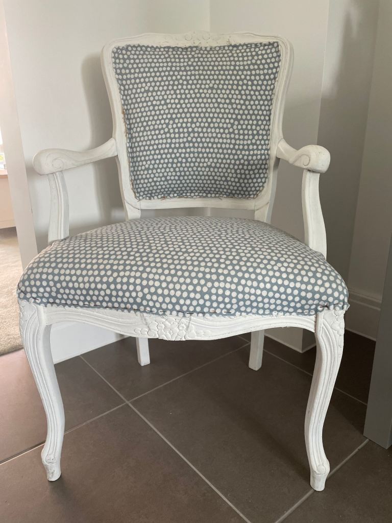 Unfinished up-cycled project - single upholstered chair