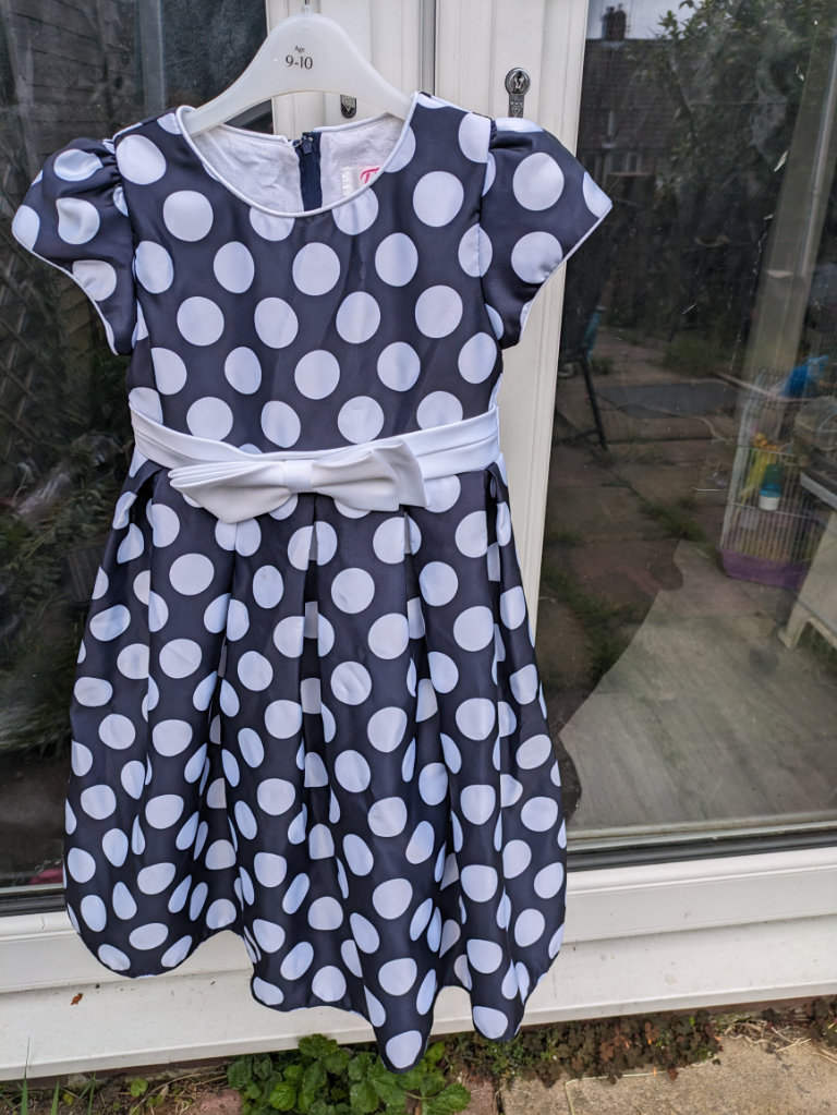 Girls Party wear Polka gown