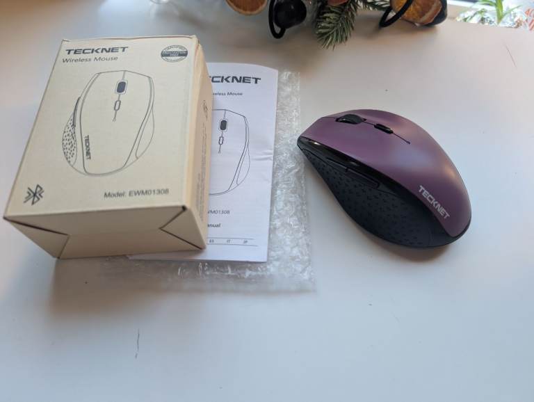 TeckNet Wireless Mouse FM1015B – New, Purple